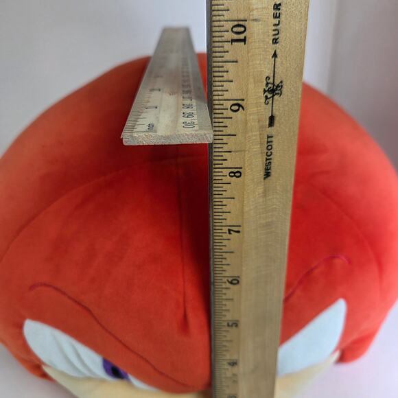 Club Mocchi-Mocchi Sonic Knuckles Plush 12” TOMY 2022 Sega Game Style - Picture 14 of 15